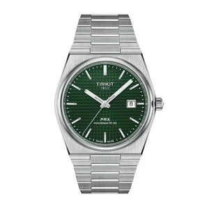 Tissot PRX T137.407.11.091.00 Men's Automatic Watch – Green Dial & Silver Stainless Steel Strap – view 2