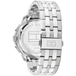 Right side angled view of Tommy Hilfiger 1710620 showing the clean silver bezel and lugs