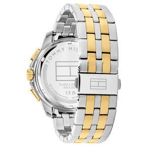 Side profile view showing the slim case thickness and classic design of the Tommy Hilfiger 1710621