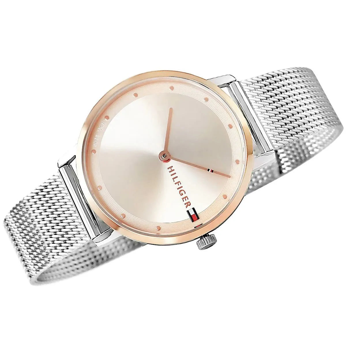 Side profile view of the ultra-slim 6.5mm case of the Tommy Hilfiger 1782151