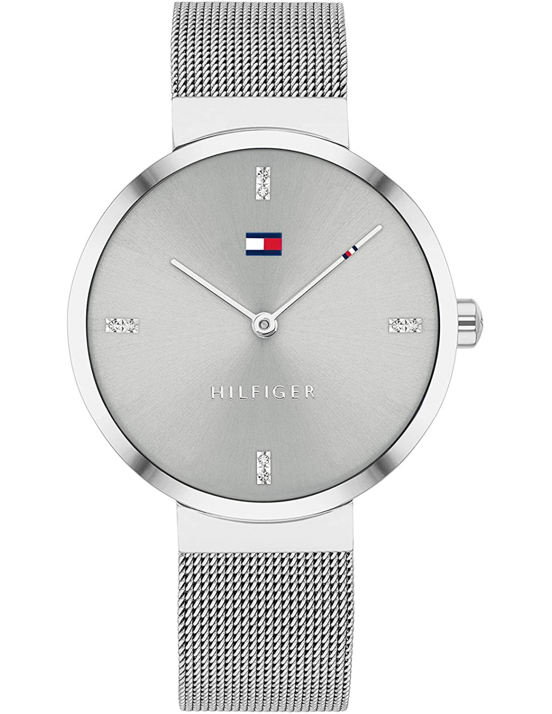 Tommy Hilfiger Liberty 1782220 women's watch with silver case and mesh bracelet