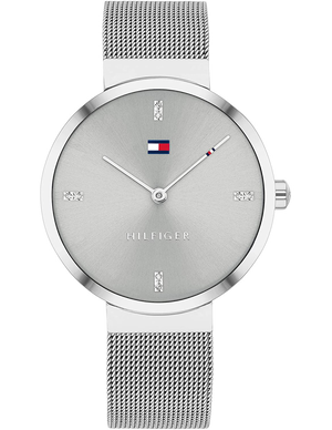 Tommy Hilfiger Liberty 1782220 women's watch with silver case and mesh bracelet