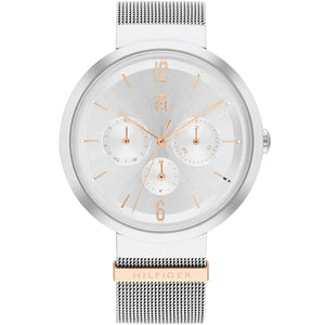 Tommy Hilfiger Lidia 1782537 women's watch with silver mesh bracelet and silver dial
