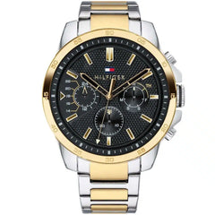 Tommy Hilfiger 1791559 Men's Watch – Two-Tone & Black & Stainless Steel | Original Tommy Hilfiger