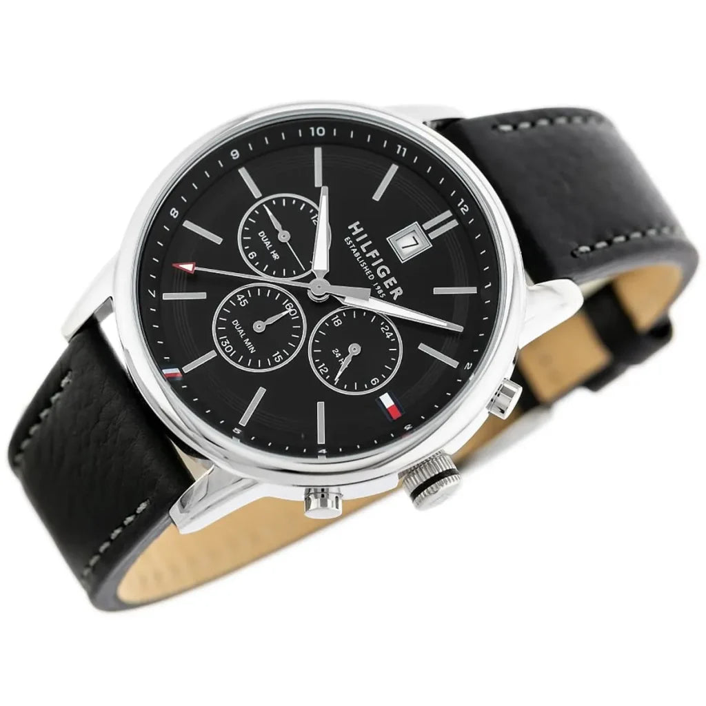 Back view of the Tommy Hilfiger 1791630 watch showing the stainless steel caseback