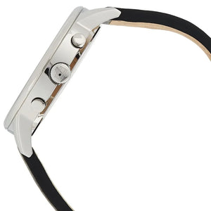 Side profile view of the polished silver case of the Tommy Hilfiger 1791630