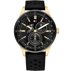 Tommy Hilfiger 1791636 Men's Watch – Gold & Black & Silicone | Original Tommy Hilfiger