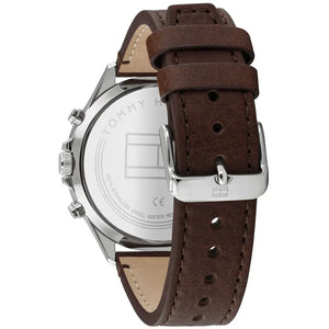 Back view of the Tommy Hilfiger 1791712 watch showing the engraved caseback