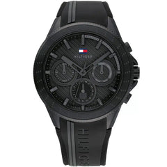 Tommy Hilfiger 1791861 Men's Watch – Black & Silicone | Original Tommy Hilfiger
