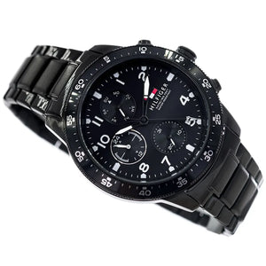 Side profile view showing the 10mm case thickness and robust design of the Tommy Hilfiger 1791951