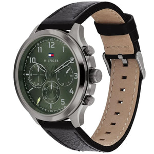 Right side view of Tommy Hilfiger 1791856 showing gunmetal stainless steel case