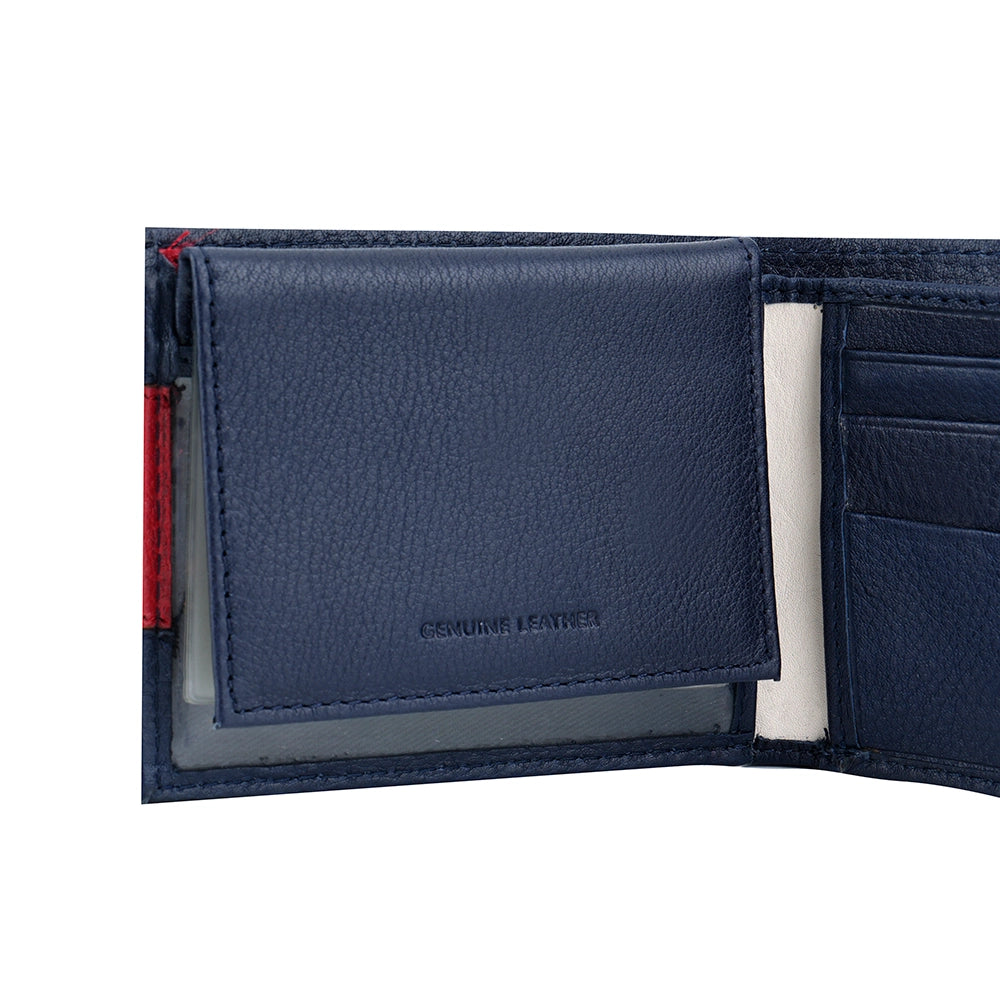 Open view of Tommy Hilfiger Wallet with Coin Pocket and ID Window