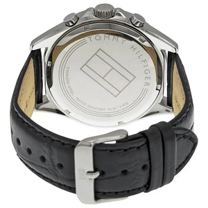 Right side view of Tommy Hilfiger 1791117 showing silver stainless steel case