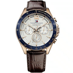 Tommy Hilfiger 1791118 Men's Watch – Gold & Brown & Leather | Original Tommy Hilfiger