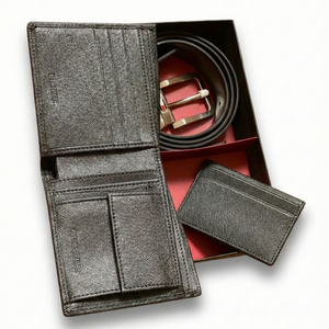 Interior of Tommy Hilfiger Wallet showing Card Slots and Logo