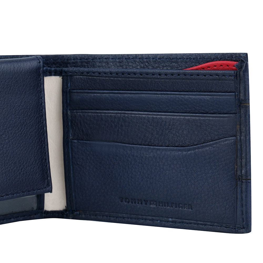 Open view of Tommy Hilfiger Wallet with Coin Pocket and ID Window
