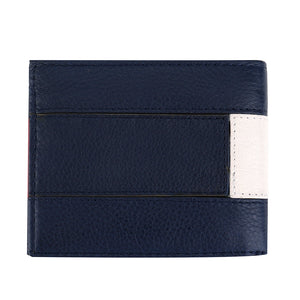 Back view of Tommy Hilfiger Wallet showing signature stripe detail