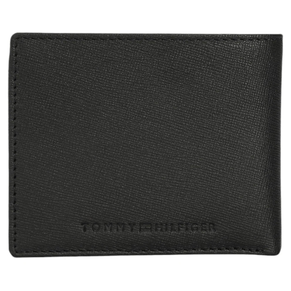 Back view of Textured Saffiano Leather Tommy Hilfiger Wallet