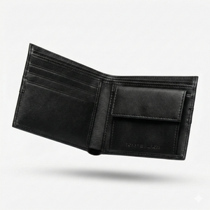 Flat lay of Tommy Hilfiger Wallet and Pin Buckle Belt with Adjusting Tool