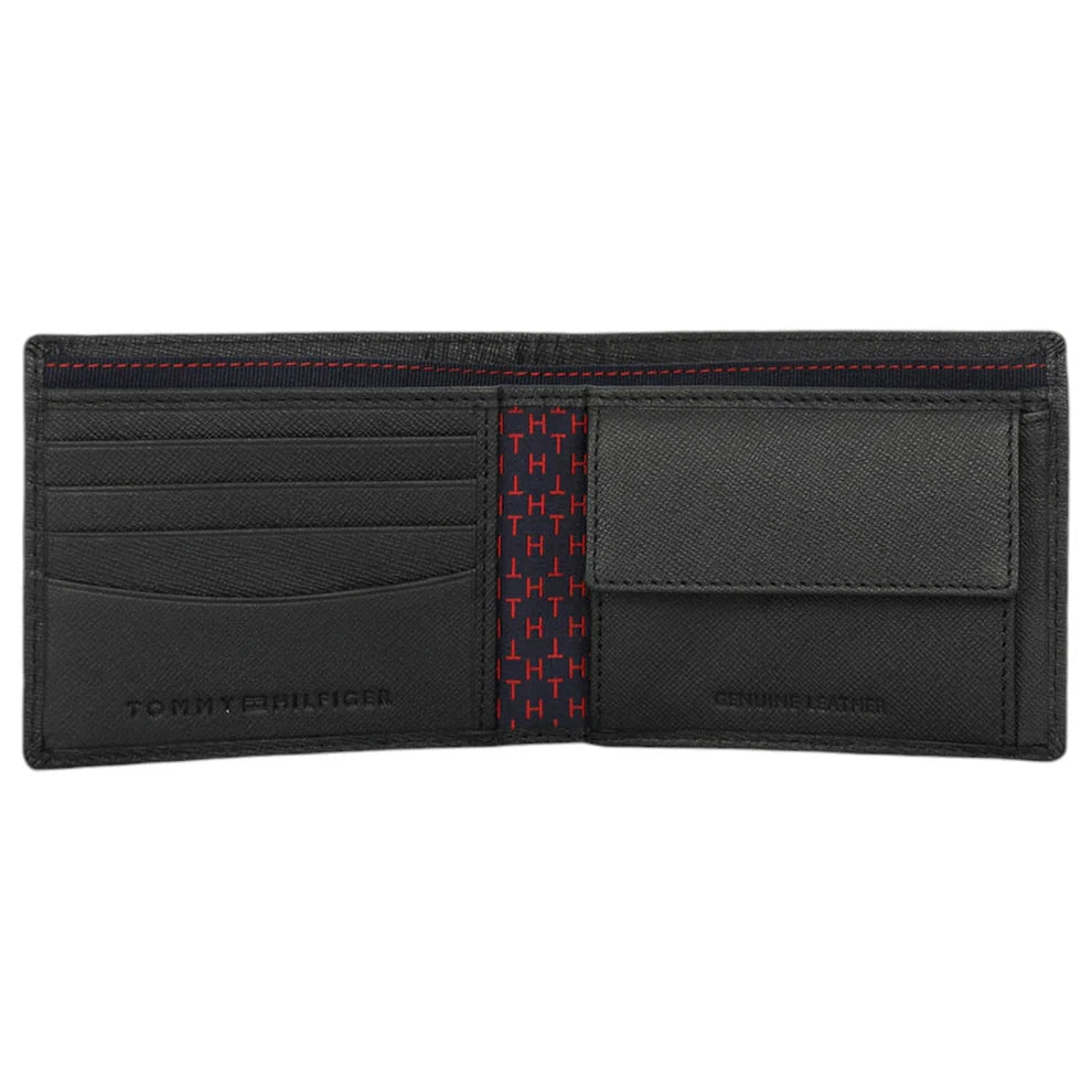 Interior of Tommy Hilfiger Wallet showing Coin Pocket and Card Slots