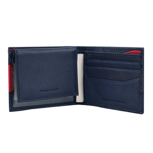 Open view of Tommy Hilfiger Wallet with Coin Pocket and ID Window
