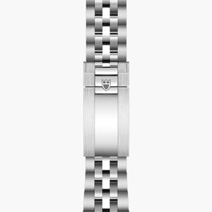 Tudor Black Bay M7941A1A0NU-0003 men's automatic dive watch, 41mm stainless steel case, black dial, steel bracelet – bracelet clasp view