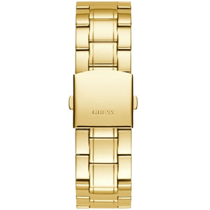 Close up of the gold metal strap texture on Guess Hendrix W1309G2